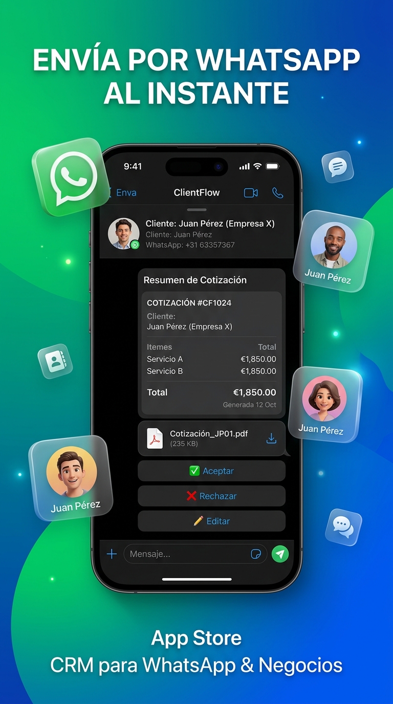 Envío de Cotizaciones por WhatsApp